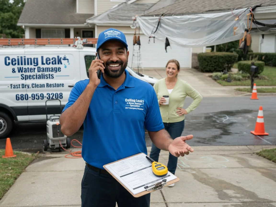 Ceiling Leak Cleanup Shellsburg, IA FAQs